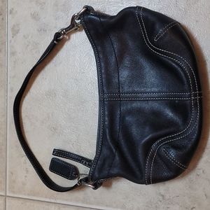 Coach small black handbag